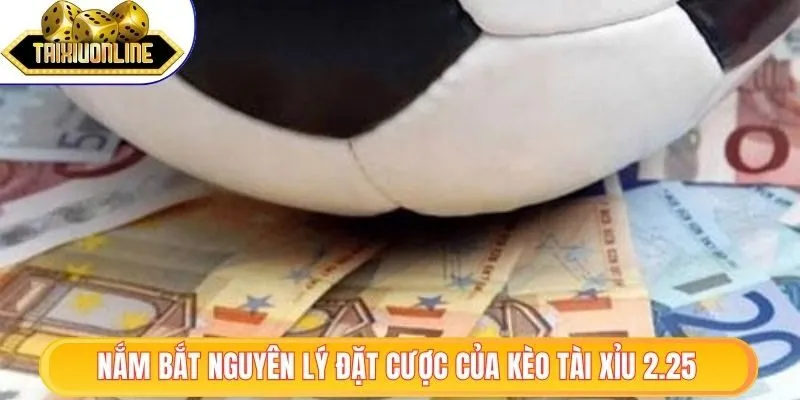 Nắm bắt nguyên lý đặt cược của kèo tài xỉu 2.25